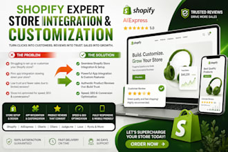 design wordpress development website shopify product review