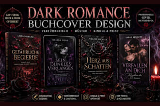 ich gestalte ein dark romance buchcover für kindle und print
