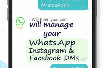 reply to customers on whatsapp and instagram for your business
