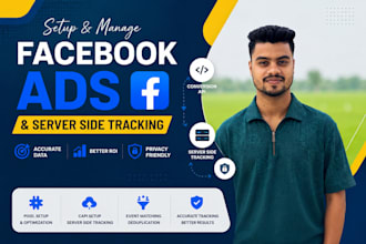 manage facebook ads and set up server side tracking