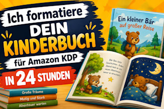 formatieren sie ihr kinderbuch für amazon KDP