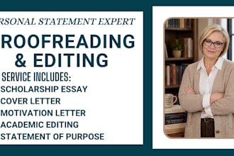 proofread, edit, scholarship, internship, fellowship, essay, personal statement
