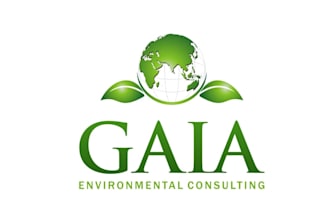 design gaia environmental consulting theme logo