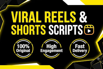 write viral instagram reels and youtube short scripts