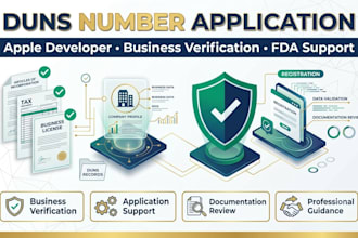 obtain d u n s number for apple developer, google, business and fda registration