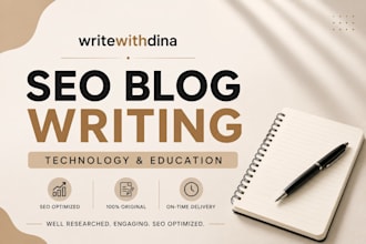 write SEO articles on technology and education