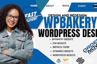 build wpbakery wordpress, wp bakery divi wordpress impreza theme dynamic website