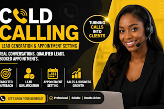 do professional cold calling as an expert virtual assistant