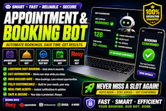 make appointment bot booking bot resy bot reservation bot uk driving test bot