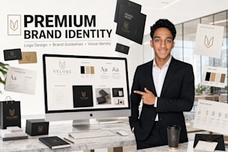 create a premium brand identity for your business