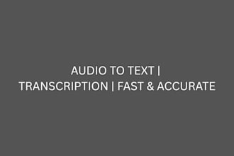 do professional audio transcription and video transcription