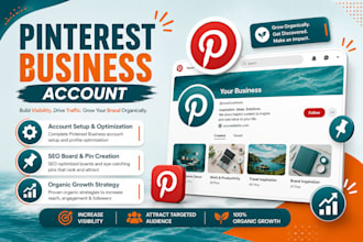 setup and optimize your pinterest business account with SEO
