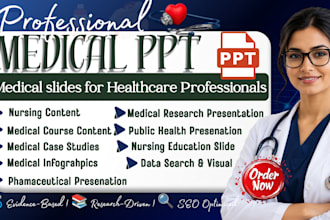 design healthcare powerpoint presentations and medical infographics
