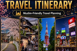 create custom halal friendly japan travel itinerary