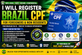 fix suspended cpf and update cpf information brazil, obtain cpf tax number