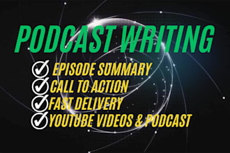write your podcast show notes for SEO