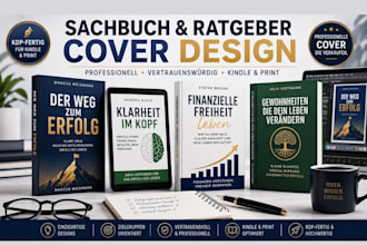 ich gestalte ein professionelles sachbuch oder ratgeber cover