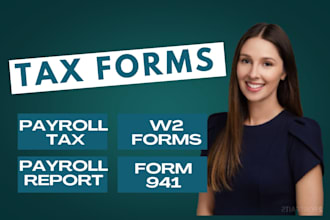 prepare stubs, payroll reports, form w2, w3 and form 1099