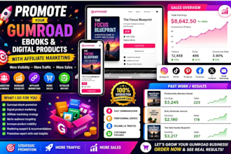 promote your gumroad ebooks and digital products with affiliate marketing