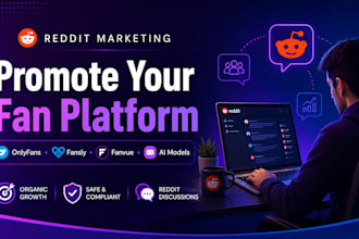 promote your onlyfans account, fanvue, ai model, fansly via reddit marketing