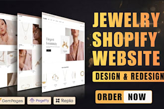 design jewelry shopify store fashion jewelry website necklace dropshipping store