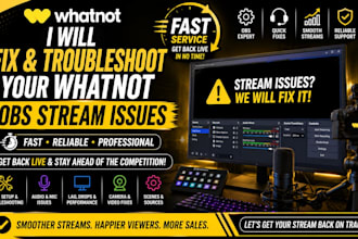 fix and troubleshoot your whatnot obs stream issues fast