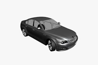 design 3d car modelling for 3d printing