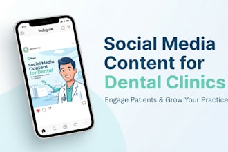 create social media content templates for your dental