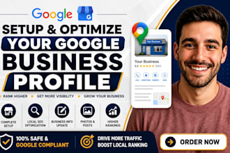 setup and optimize your google business profile