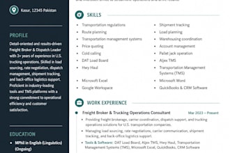 provide professional truck dispatch and logistics support