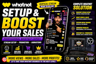 setup your whatnot stream and boost your sales professionally