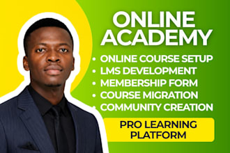 build learnworlds website online course thinkific lms online course setup