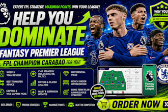 help you dominate fantasy premier league fpl champion carabao for you