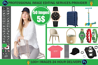 do clipping path, background removal,  photo editing service