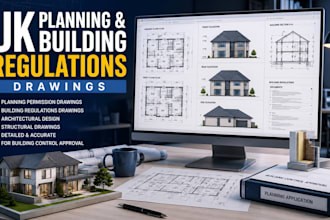design UK planning permission and building regulations drawings