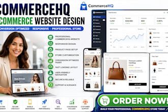 create commercehq ecommerce website with conversion optimization
