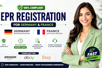 do epr registration for germany, france, amazon, ebay, etsy