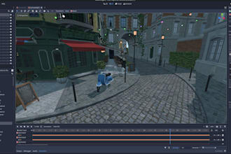 create a 3d godot game