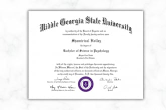 design college diploma, school diploma, university degree, ged certificate
