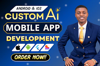 do ai mobile app development android ios app developer flutter ai app creation