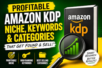 profitable amazon KDP niche, keywords and categories for your amazon kindle book