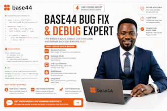 fix base44 bugs, ai prompt errors, and backend code in your base44 app
