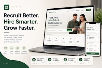 build recruitment website, job board, career portal with claude ai, replit ai