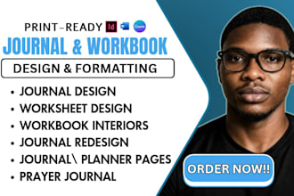 design and format your workbook, journal or planner for KDP