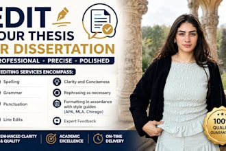 expertly edit your thesis or dissertation