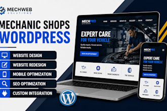 design wordpress website for auto repair and mechanic shops wordpress expert