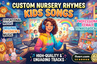 compose nursery rhyme music kids songs baby songs and educational children music