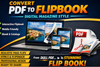 do PDF to flipbook design flipbook cover flipsnack digital magazine flip book
