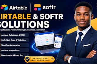 be your airtable expert airtable database airtable integration CRM softr webapp
