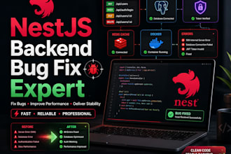 fix nestjs backend bugs, apis, database, authentication